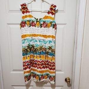 Jams World Bon Voyage Midi Tank Dress, Size L